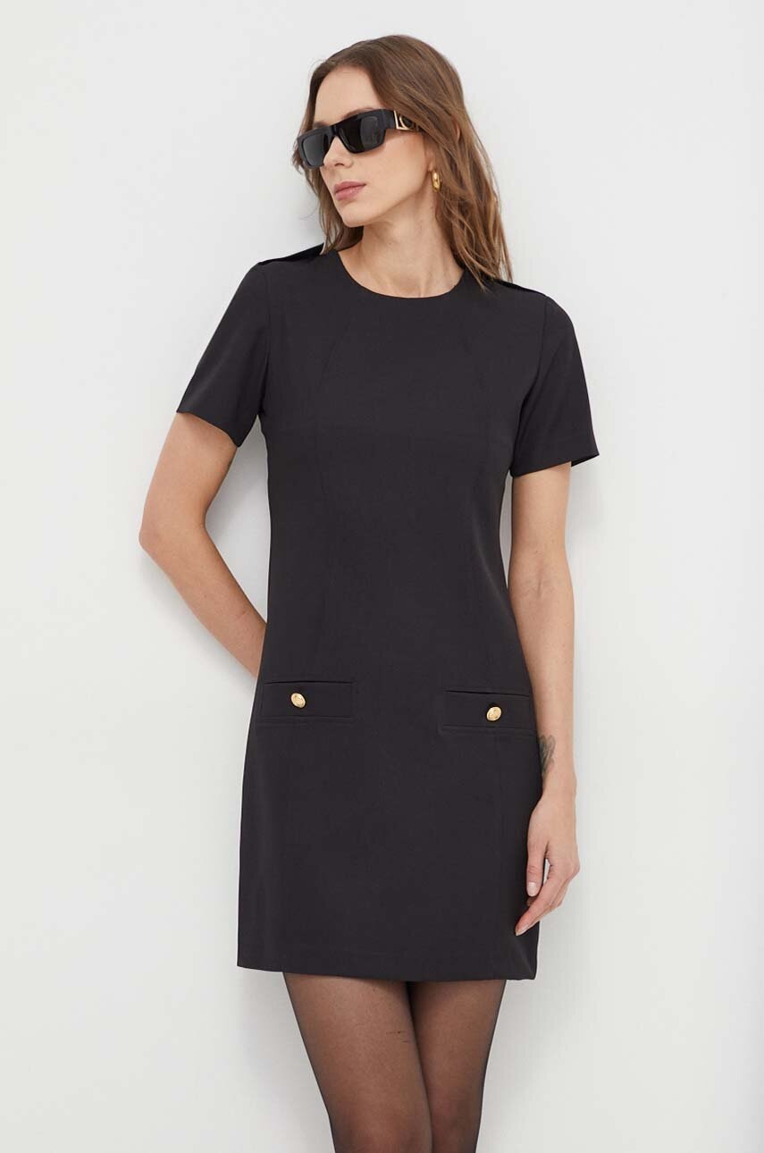 Φόρεμα Silvian Heach χρώμα: μαύρο