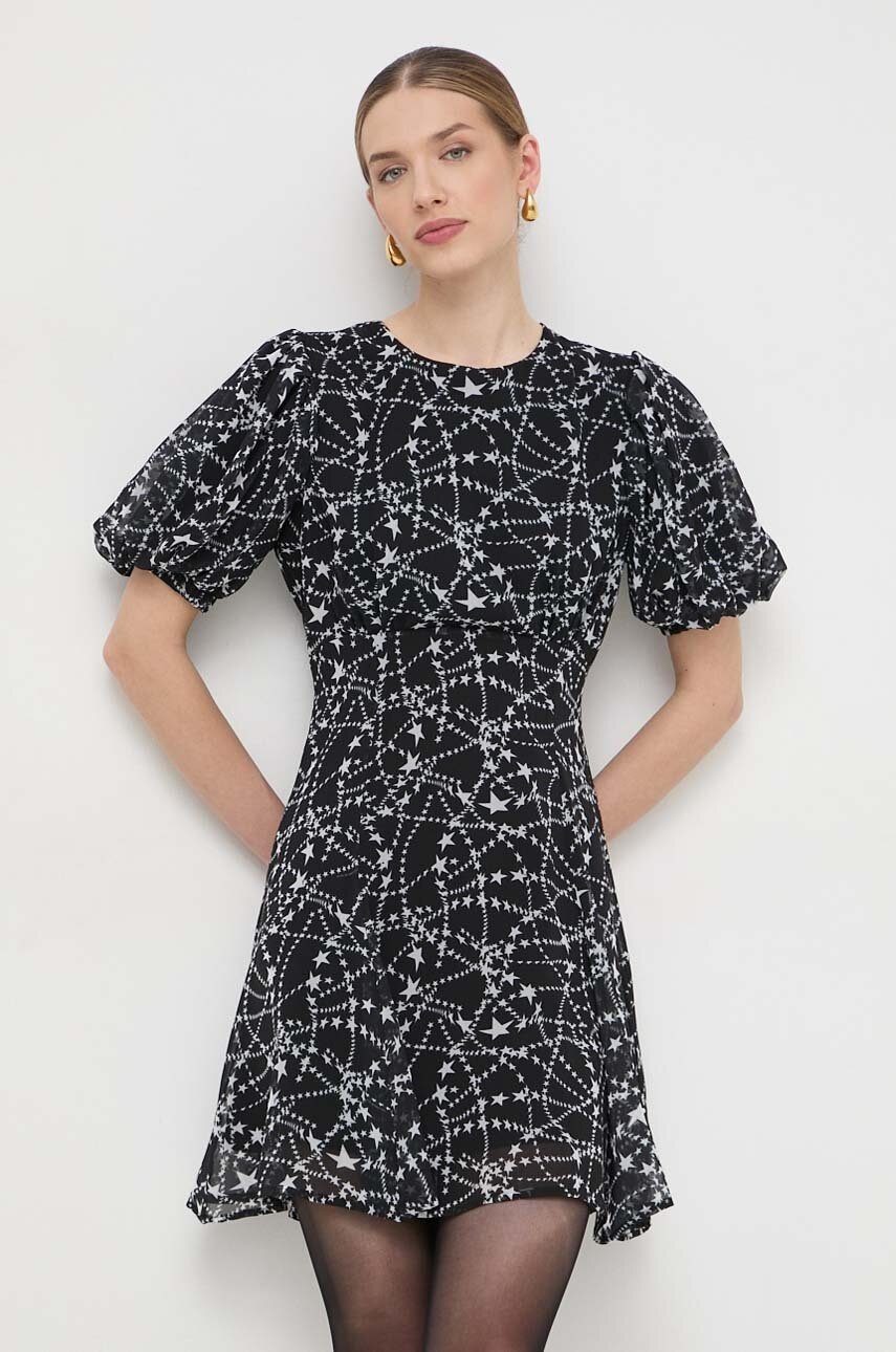 Φόρεμα Silvian Heach χρώμα: μαύρο