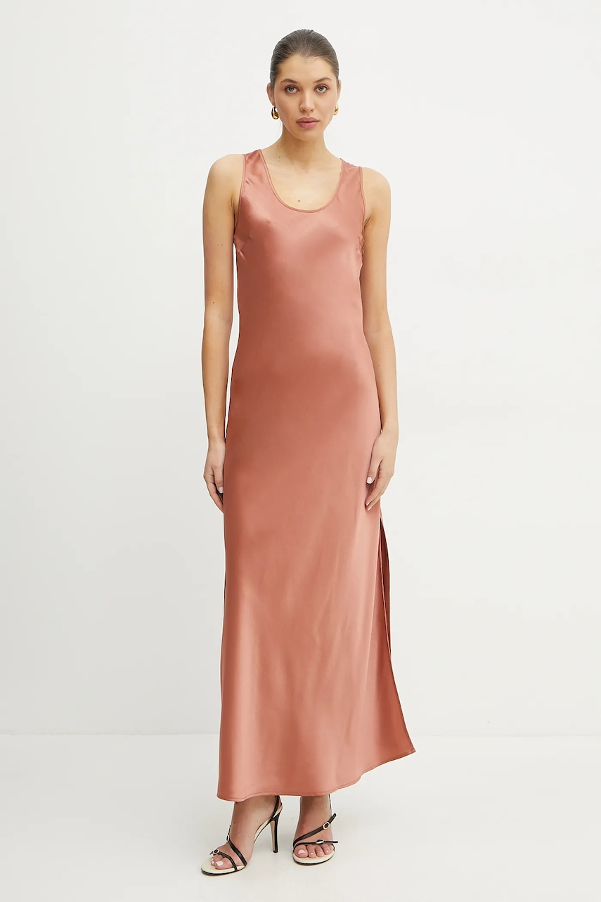 Φόρεμα Silvian Heach CORNAVA χρώμα: πορτοκαλί, GPP25361VE