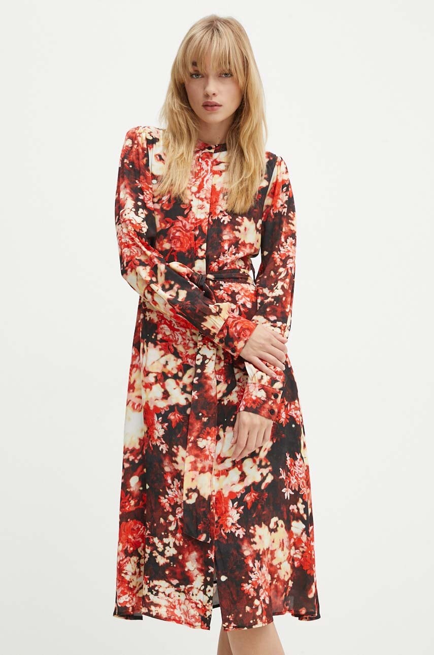 Φόρεμα Silvian Heach PAUERE χρώμα: κόκκινο, GPA24374VE