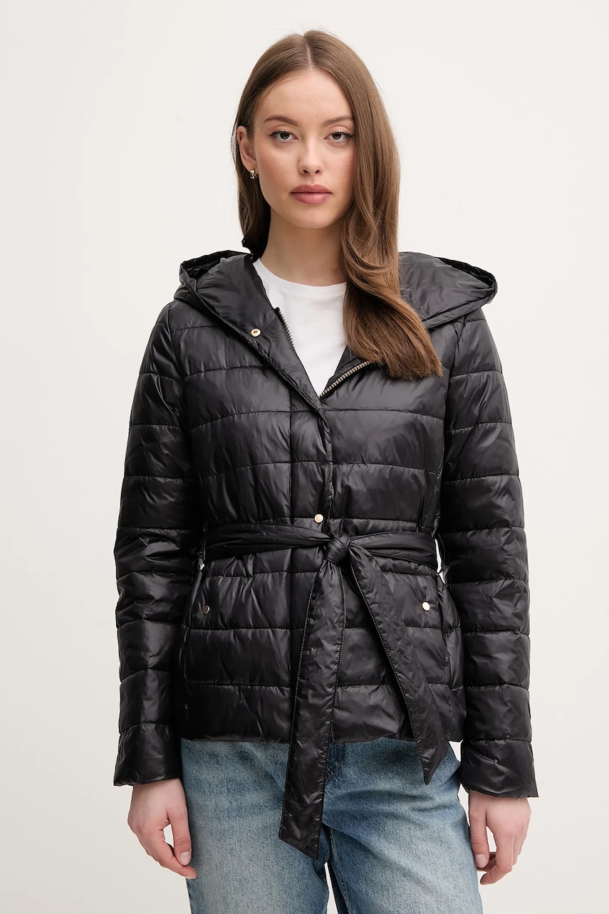 Μπουφάν Sisley χρώμα: μαύρο, 233PLN05D