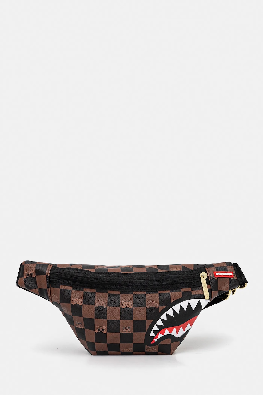 Τσάντα φάκελος Sprayground χρώμα: καφέ, 910B7512NSZ