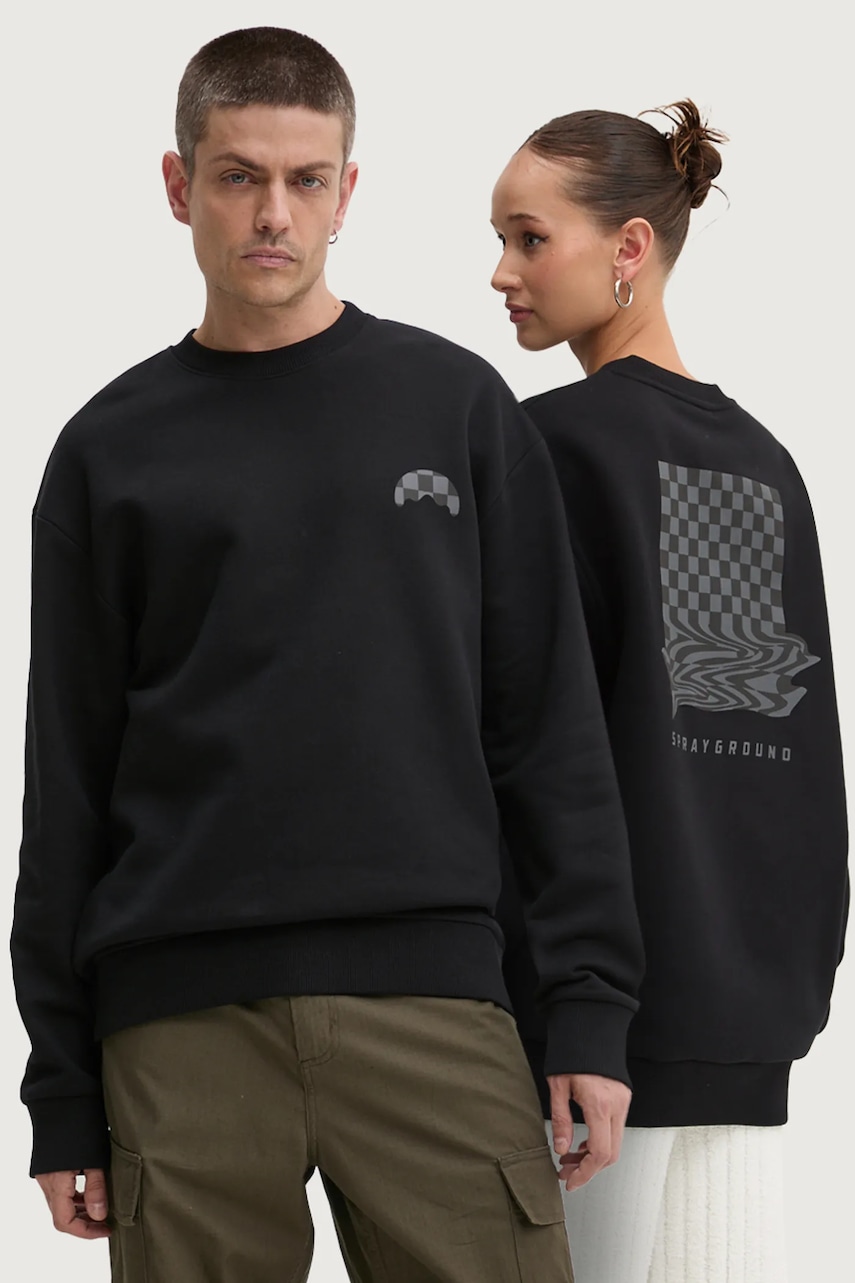 Βαμβακερή μπλούζα Sprayground χρώμα: μαύρο, SP665