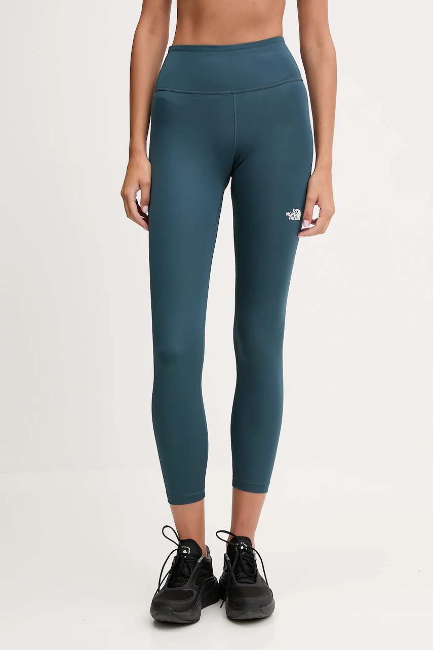 Αθλητικό κολάν The North Face Flex 25In χρώμα: τιρκουάζ, NF0A8EJEBSA1