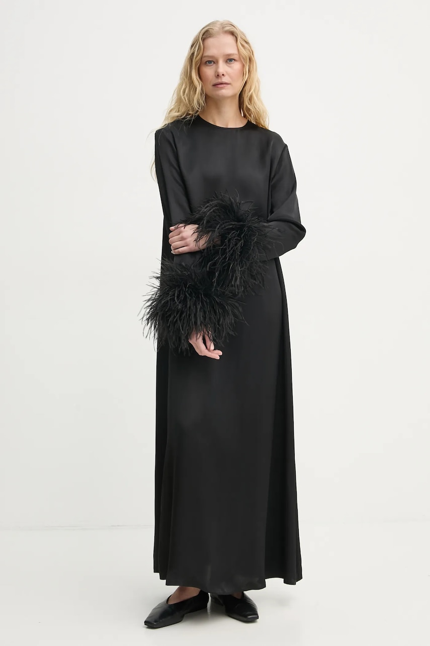 The Sleeper φόρεμα χρώμα: μάυρο, maxi, ίσιο FW2302FD