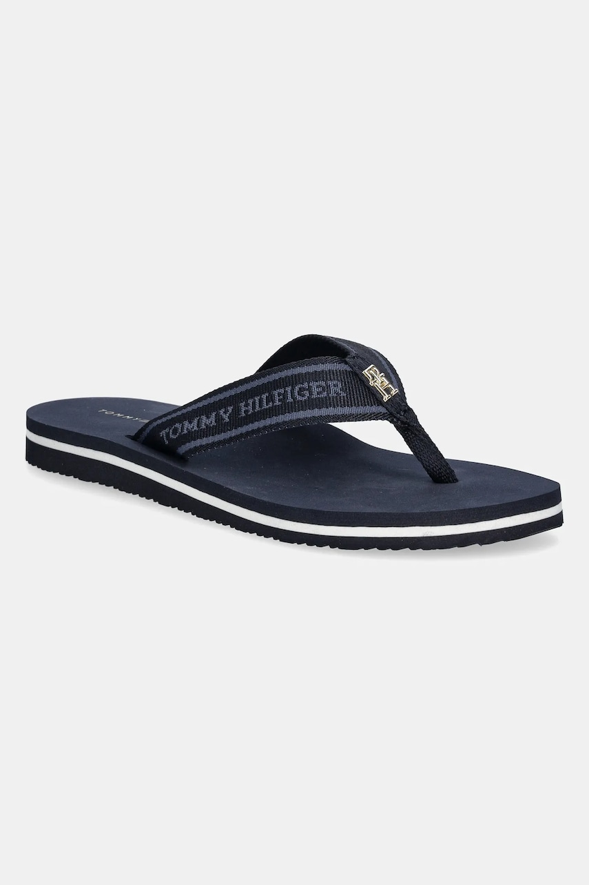Σαγιονάρες Tommy Hilfiger HILFIGER WEBBING BEACH SANDAL χρώμα: ναυτικό μπλε, FW0FW08515