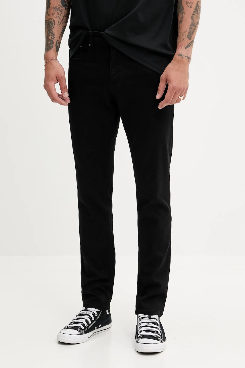 Τζιν παντελόνι Tommy Jeans χρώμα: μαύρο, DM0DM20708