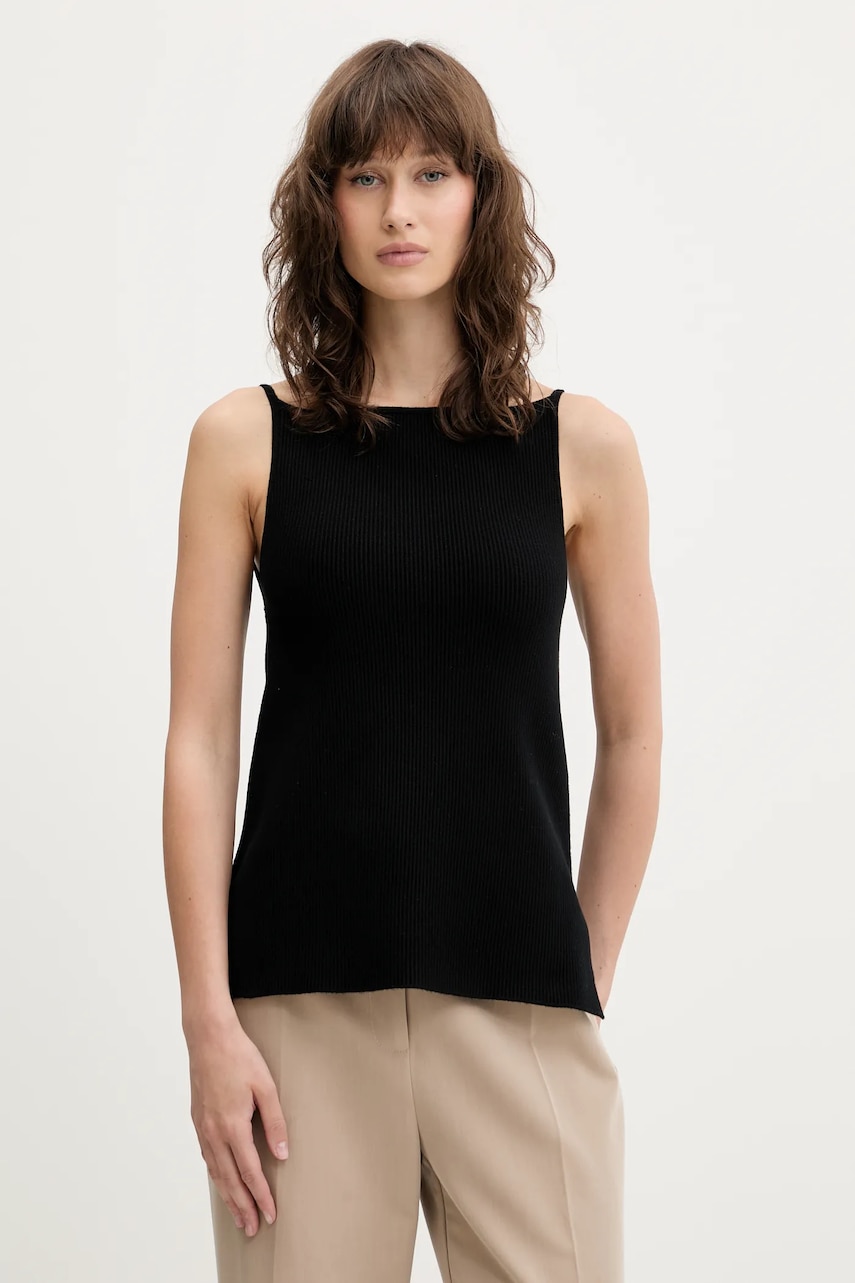 Top Abercrombie & Fitch χρώμα: μαύρο, KI150-5209