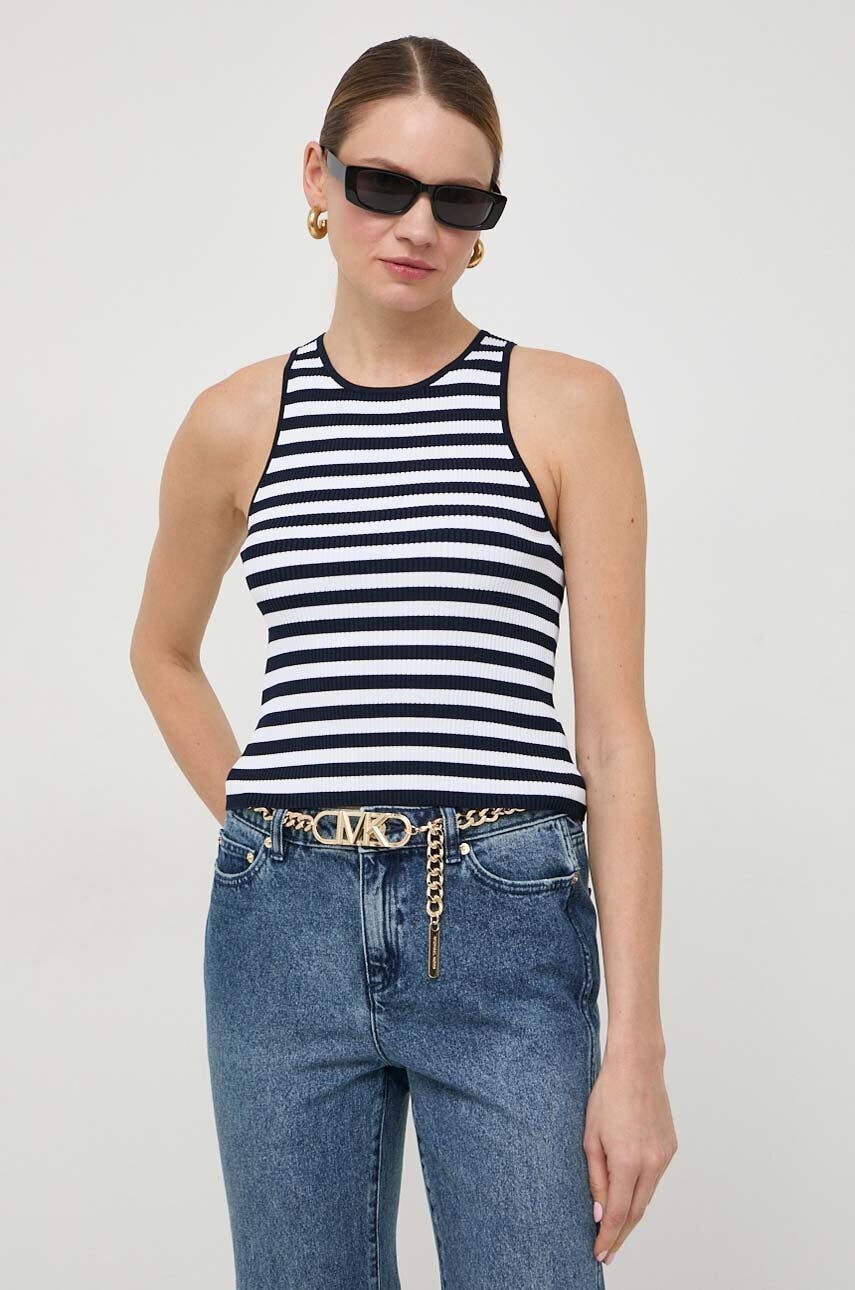 Top MICHAEL Michael Kors χρώμα: ναυτικό μπλε