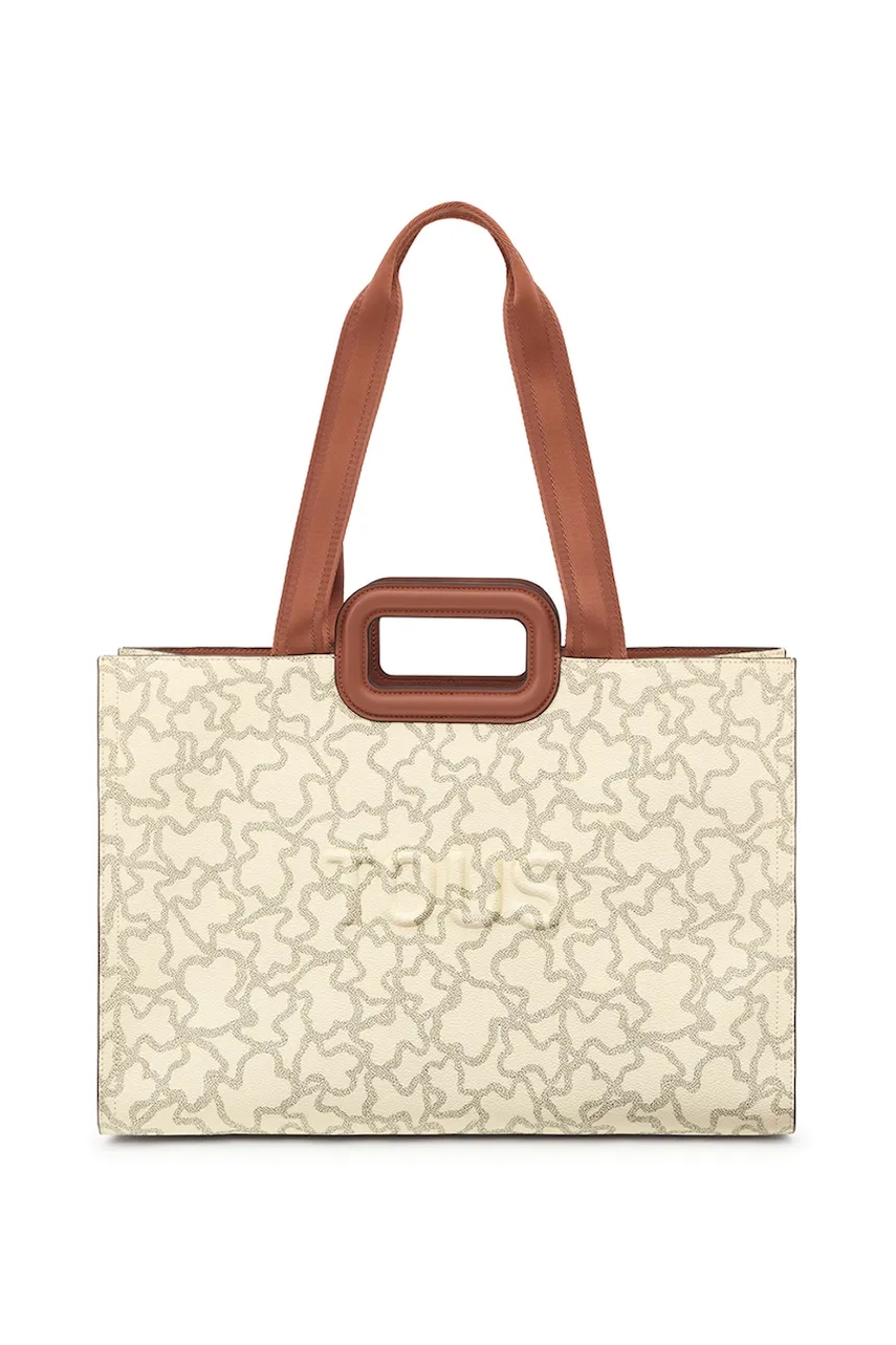 Τσάντα Tous KAOS ICON χρώμα: μπεζ, 2001946401