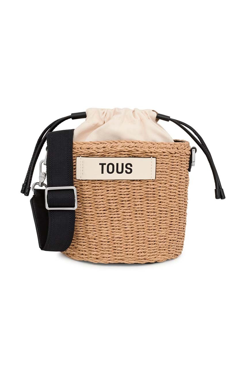 Τσάντα Tous Scoubidou χρώμα: μπεζ