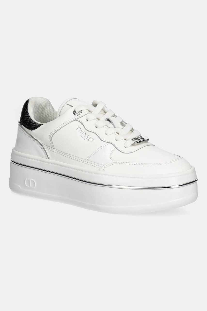 Αθλητικά Twinset χρώμα: άσπρο, 251TCP014