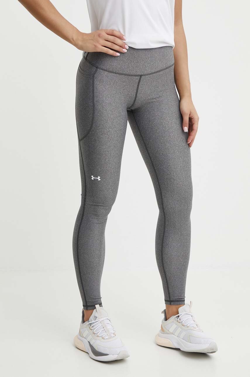 Κολάν προπόνησης Under Armour HG Armour HiRise χρώμα: γκρι, 1365336
