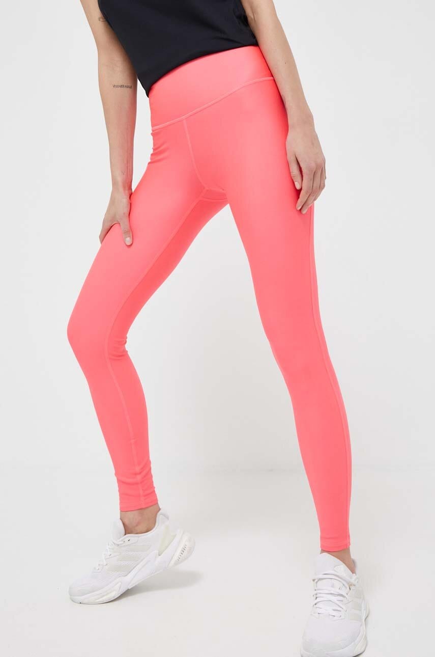 Κολάν προπόνησης Under Armour HG Armour HiRise χρώμα: ροζ, 1365336