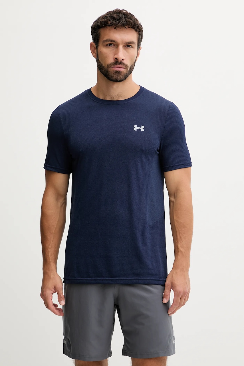 Μπλουζάκι προπόνησης Under Armour Vanish Seamless χρώμα: πορτοκαλί, 1382801