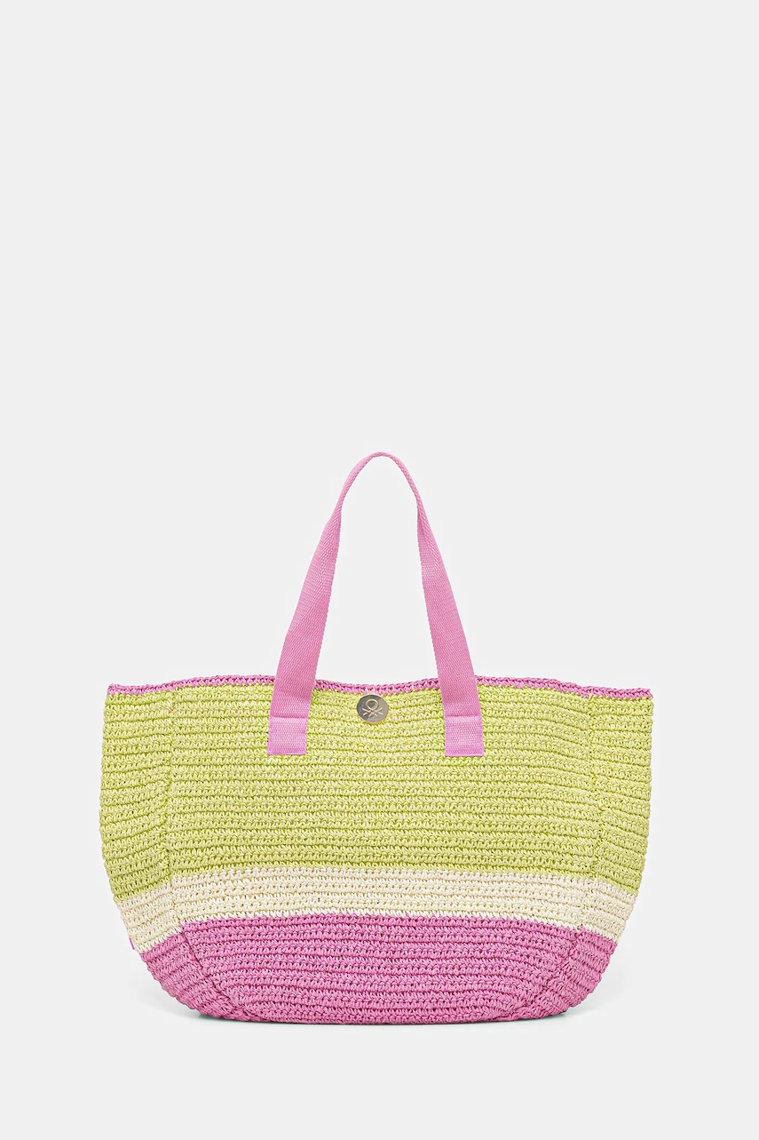 Τσάντα United Colors of Benetton χρώμα: πράσινο, 61LB1Y01W