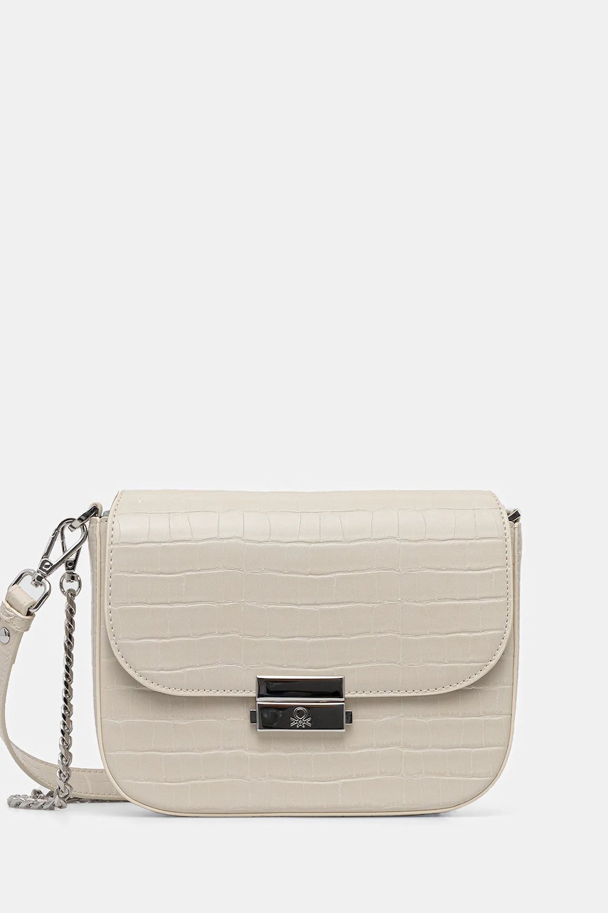 Τσάντα United Colors of Benetton χρώμα: μπεζ, 62Y9DY07Y