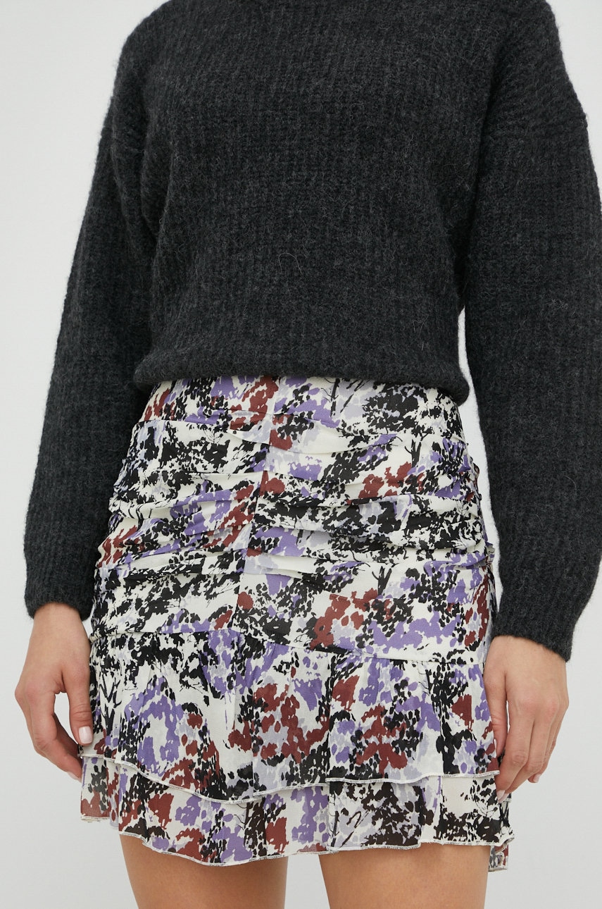 Φούστα Young Poets Society Alenia χρώμα: μοβ